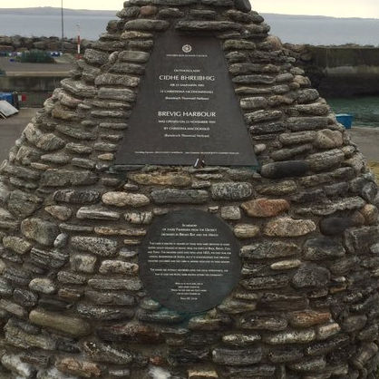 Brevig cairn for the great drowning of Back